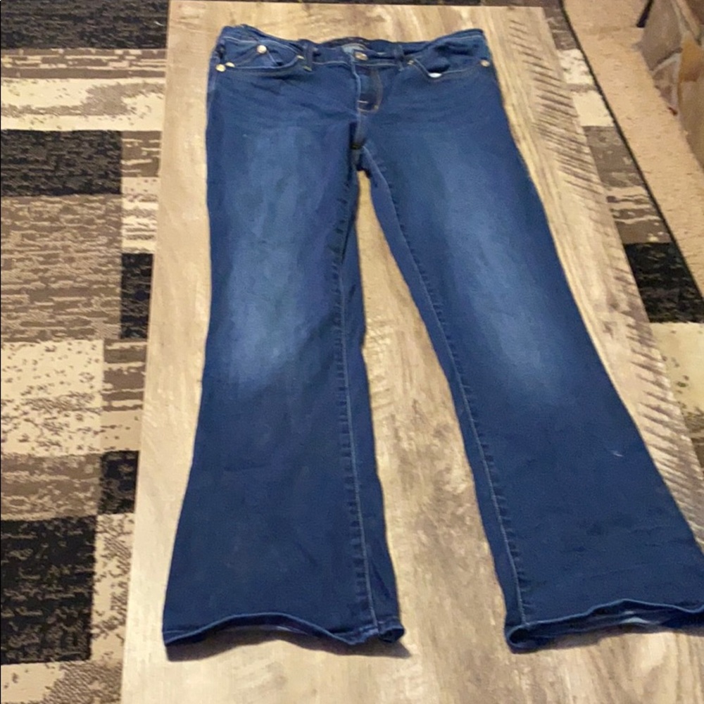 Dark wash bootcut